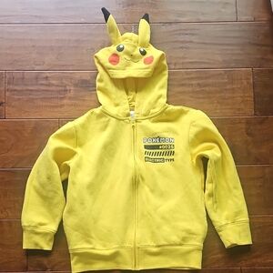 Pokemon Yellow Pikachu Kids Hoodie
